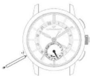 Girard-Perregaux Laureato 80189D11A182311A - Segundo huso horario (hora local) - 3