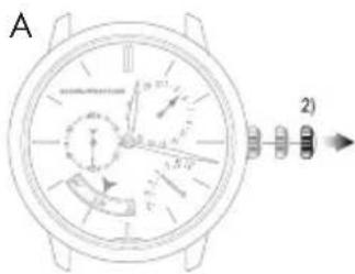 Girard-Perregaux Laureato 80189D11A182311A - Heure et minute - 1