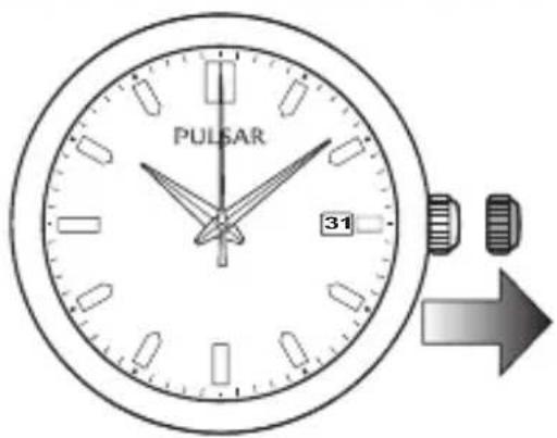 PULSAR Regular PX3137X1 - RÉGLAGE DE LA DATE - 1