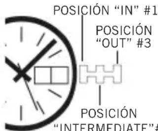 Bulova Classic 97P122 - AJUSTE DE RELOJES CON UN CALENDARIO IMPRESO (CORONAS DE 3 POSICIONES) - 1
