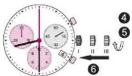 Torgoen T16BL41V - Réglage de la date et de l'heure après un changement de pile - 4