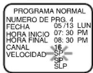HITACHI DVPF2U - 7) Fije la velocidad de la cinta - 1