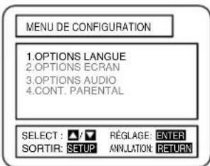 HITACHI DVPF2U - RÉGLAGE DES LANGUES - 1