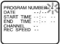 HITACHI DVPF2U - 1) Set the program number (1-7) - 1