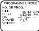 HITACHI DVPF2U - 5) Régler l'heure de fin - 1