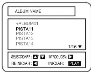 HITACHI DVPF2U - REPRODUCCIÓN DE UN DISCO MP3 DESDE UNA PISTA DESEADA - 1