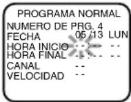 HITACHI DVPF2U - 4) Fije el tiempo de comienzo - 1