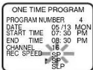 HITACHI DVPF2U - 7) Set the tape speed - 1