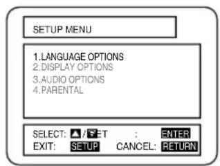 HITACHI DVPF2U - Press the SETUP Button in STOP mode. - 1