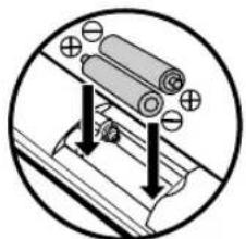 HITACHI DVPF2U - LOADING THE BATTERIES - 2