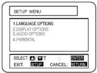 HITACHI DVPF2U - Press the ▲/▼ Buttons to select Language, and then press the ENTER Button. - 1