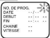 HITACHI DVPF2U - 1) Régler le numéro de programme (1-7) - 1
