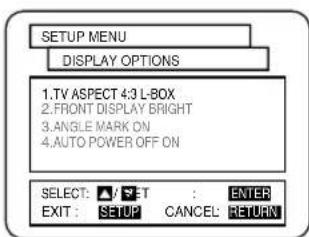 HITACHI DVPF2U - Press the ▲/▼ Buttons to select an item, and then press the ENTER Button. - 1