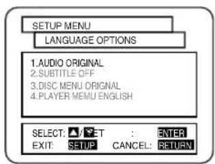 HITACHI DVPF2U - Press the ▲/▼ Buttons to select an item, and then press the ENTER Button. - 1