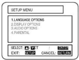 HITACHI DVPF2U - Press the SETUP Button in STOP mode. - 1