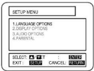 HITACHI DVPF2U - Press the SETUP Button in STOP mode. - 1