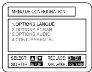 HITACHI DVPF2U - AFFICHAGE DES RÉGLAGES - 1