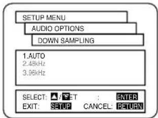 HITACHI DVPF2U - DOWN SAMPLING (Default : AUTO) - 2