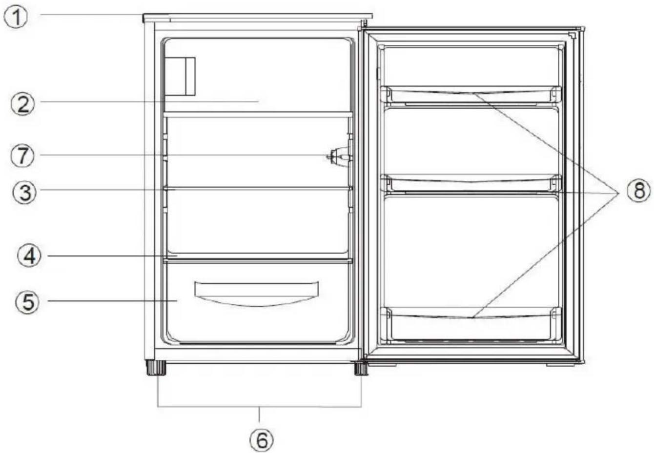 THOMSON THTTR7WHA++ - NAMES OF PARTS - 1