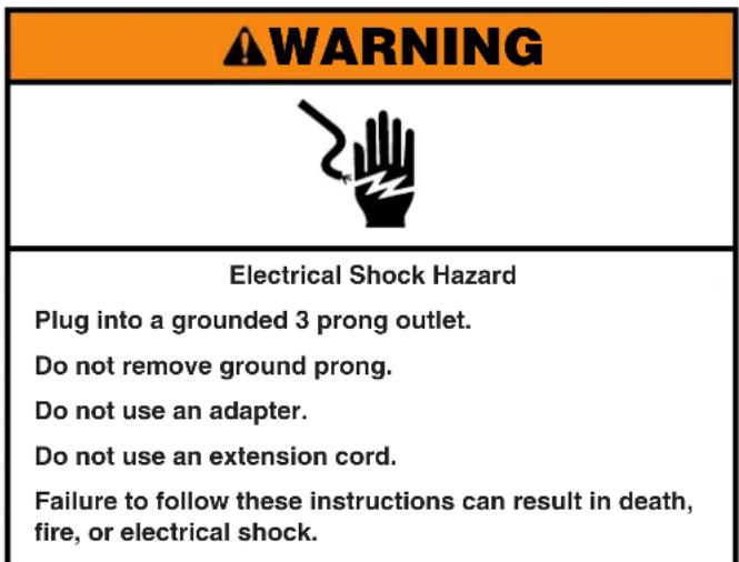 MAYTAG MZC3122FW - Electrical Requirements - 1