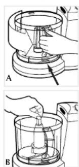 BLACK & DECKER FP1335 - Utilisation du DISQUE éminceur-dechiqueteur - 1