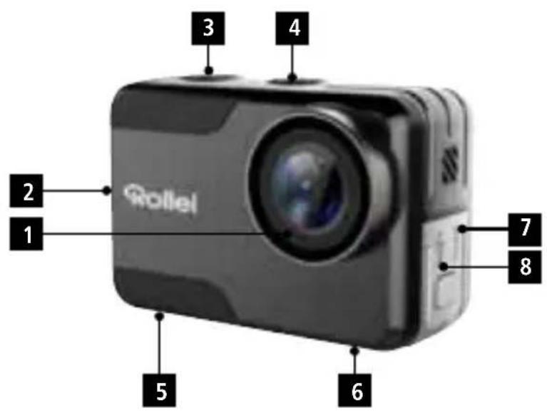 ROLLEI Actioncam 6s Plus - Descrizione della macchina fotografica - 1