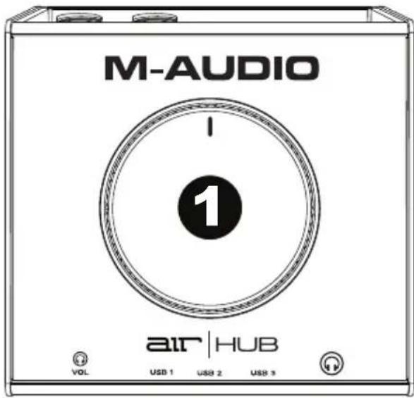 M-AUDIO AIR 192|HUB - Panneau supérieur - 1