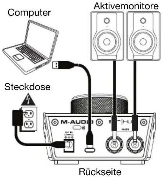M-AUDIO AIR 192|HUB - Beispiel 1 - 1
