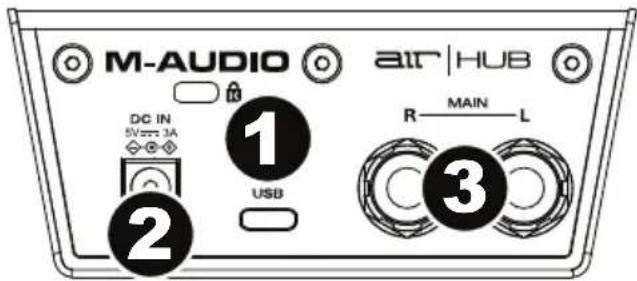 M-AUDIO AIR 192|HUB - Paneltrasero - 1