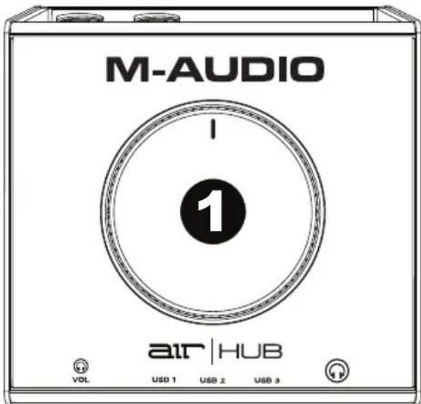 M-AUDIO AIR 192|HUB - Panel superior - 1