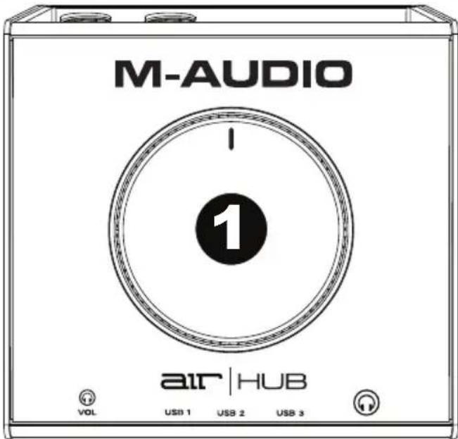 M-AUDIO AIR 192|HUB - Top Panel - 1