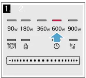CONSTRUCTA CC4P91560 - Réglage du micro-ondes - 1