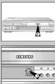 SAMSUNG SVDVD1E - Copiez un DVD sur une cassette - 2