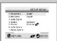 SAMSUNG SVDVD1E - Utilizez le menu de configuration - 1