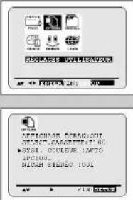 SAMSUNG SVDVD1E - Selectionnez le mode couleur - 1