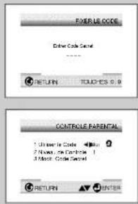 SAMSUNG SVDVD1E - Configures the control parental - 3