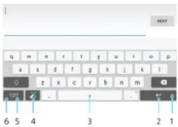 SONY Xperia Touch G1109 - Clavier virtuel - 1