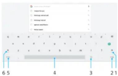 SONY Xperia Touch G1109 - Présentation du clavier Google - 1