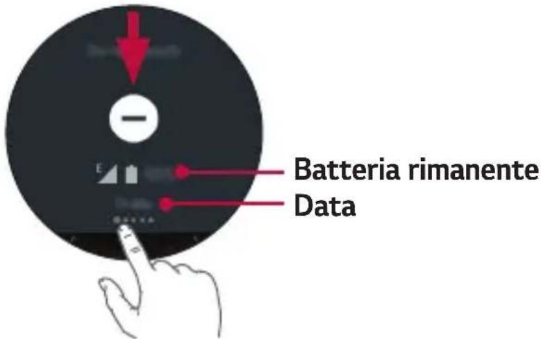 LG Watch Urbane 2 - Visualizzazione della carica residua della batteria o della data - 1
