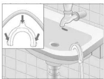 SAMSUNG WD7101CKC - Over the edge of a wash basin - 1