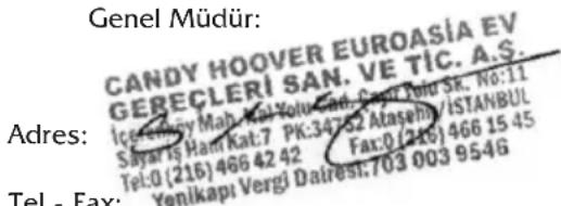 HOOVER HOT3161WIE - Güvenlik uyarilari - 1