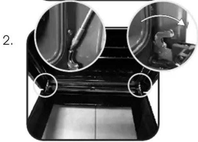 HOOVER HOT3161WIE - RETRAIT ET NETTOYAGE DES VITRES - 3