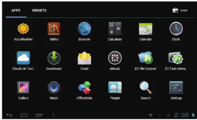 COBY MID7051 - About Applications - 1