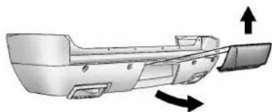 CADILLAC Escalade (2014) - Couvercle d'attelage (avec échappement double) - 1