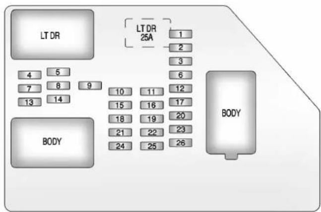 CADILLAC Escalade (2014) - Entretien du véhicule 10-45 - 1