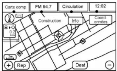CADILLAC Escalade (2014) - Sédéplacez jusqu'aux problèmes de circulation sur la carte - 1