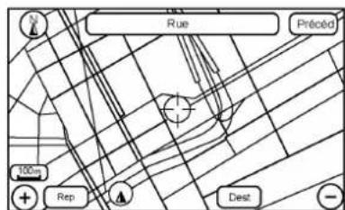 CADILLAC Escalade (2014) - Fonctions de l'écran de carte de la destination - 1