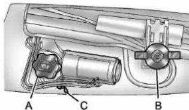 CADILLAC Escalade (2014) - Dépose du pneu de secours et des outils - 2