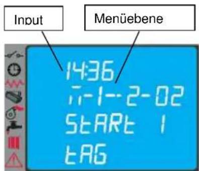 Cola Domusfire HR C39 - Menu 01 - Uhrenthermostat einstellen - 4