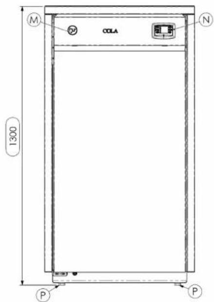 Cola Domusfire HR C39 - Overall dimensions Pellet boiler model DOMUSFIRE C29 HR - DOMUSFIRE C35 HR- DOMUSFIRE C39 HR - 3